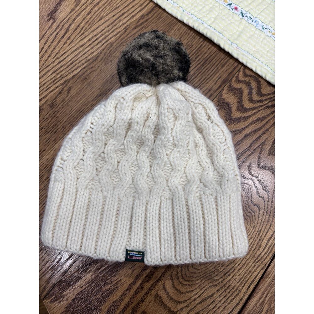 LL Bean Cable Knit Beanie Kids